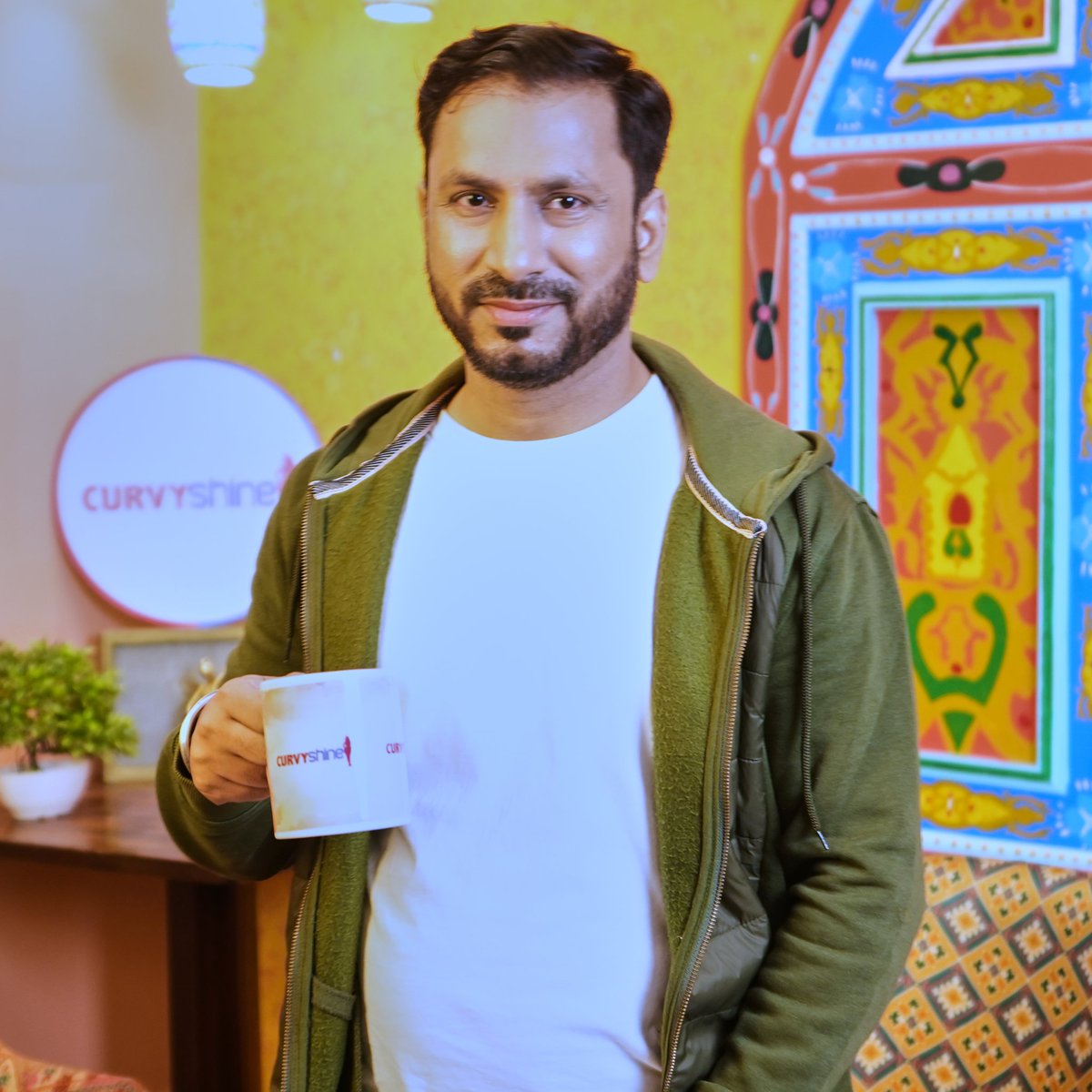 shubhraaj's tweet photo. Founder, Creator &amp; Director @shubhraaj On the set of Curvy Shine Talk Show @curvyshine_ https://t.co/nb0RMxAz7X