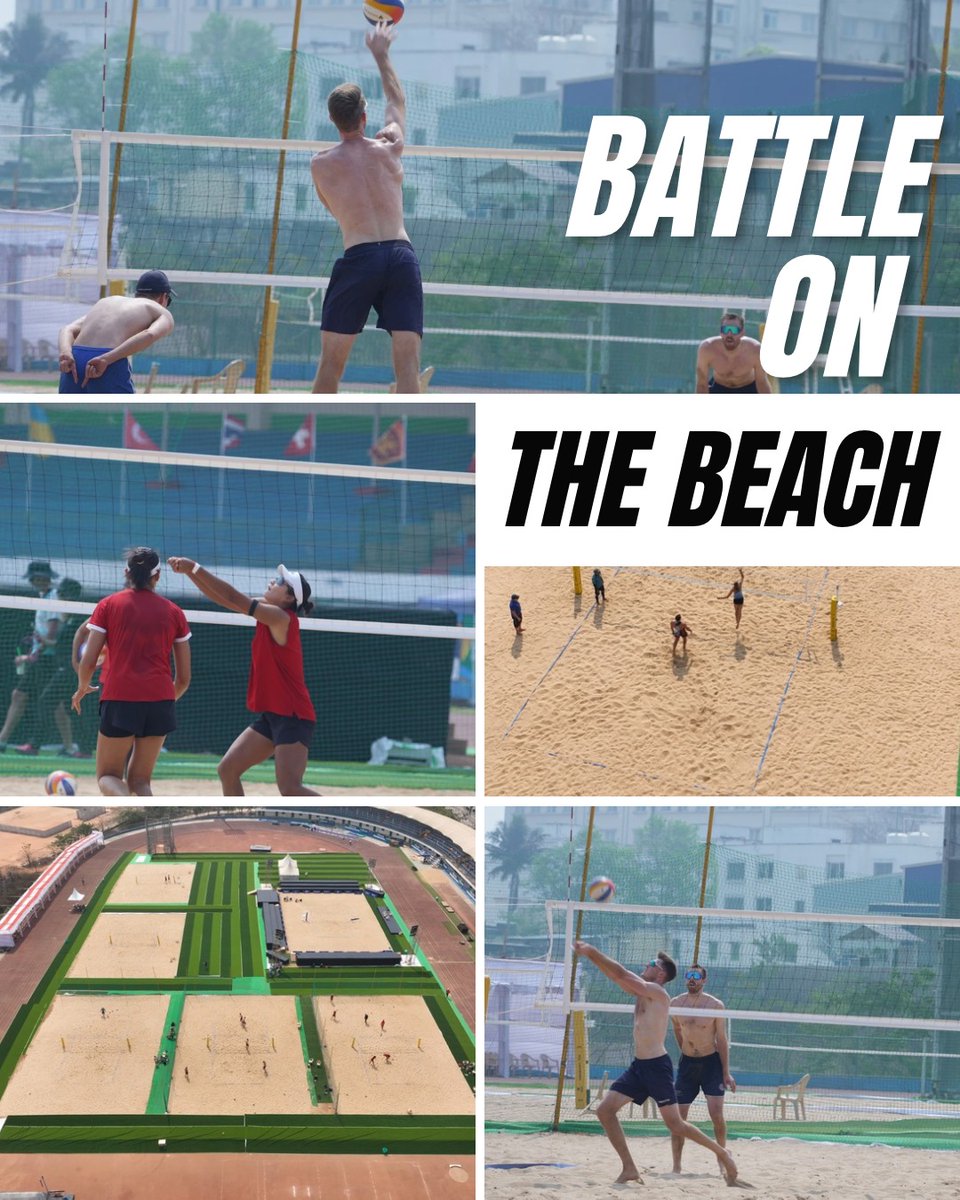 Im_Ajay_Arya's tweet photo. Being a part of KIIT University during this global championship fills the heart with pride and gratitude. A moment we will cherish for a long time. #BeachVolleyballAtKIIT https://t.co/s4oi7EoOd5