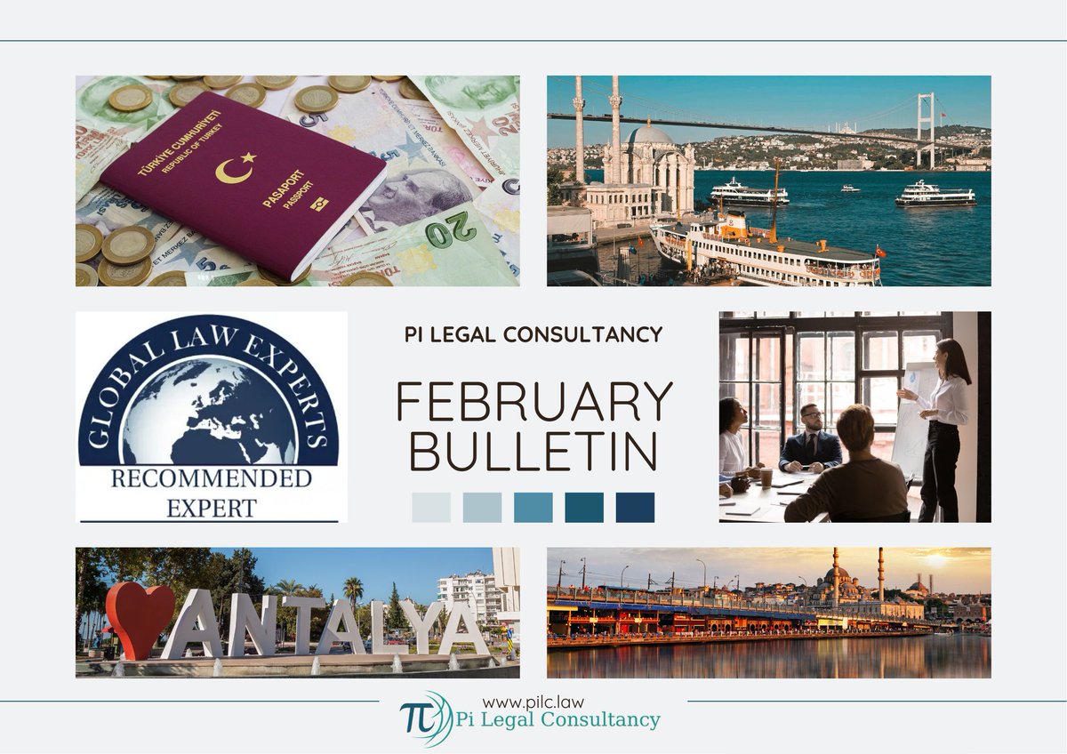 pilclaw's tweet photo. The Pi Legal Consultancy February 2026 Bulletin is live!
We are proud to be recognized as "International Law Firm of the Year" and "Finance Law Firm of the Year."
Link in bio! 🔗
#PiLC #InternationalLaw #LegalAlert #KVKK #FinanceLaw #TurkeyLaw #WorldBank https://t.co/P5z6591iLB