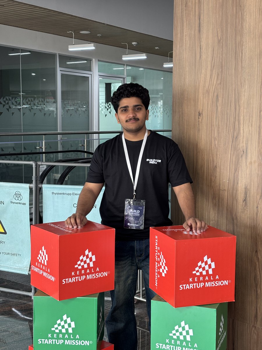 Shamveel_P's tweet photo. Built Startup Swarm with team Celestials at the Build for India Hackathon by Kerala Startup Mission 🚀

Turn your idea into a startup in one click —
business plan, website, social media &amp; legal guidance.
Open source 👇
https://t.co/RTvajWmZsy

#BuildForIndia https://t.co/leEo0xuPhj