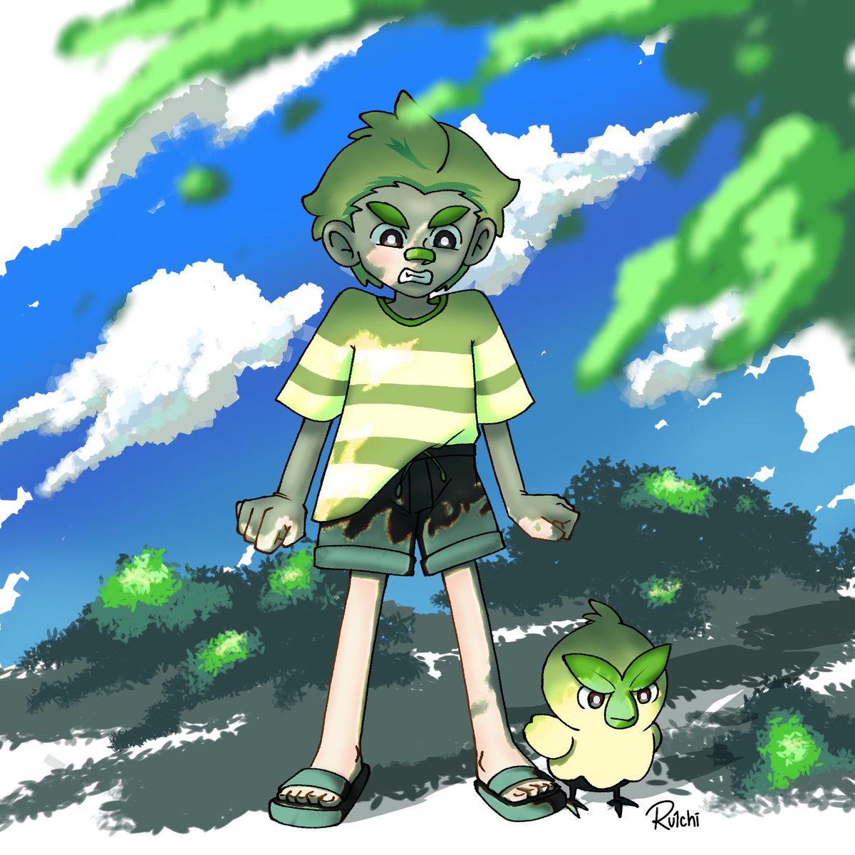 ru1chimige's tweet photo. Angry boi and his angwy birb
#Browt #Pokemon #PokemonWindsWaves https://t.co/R7iZWFPNi0