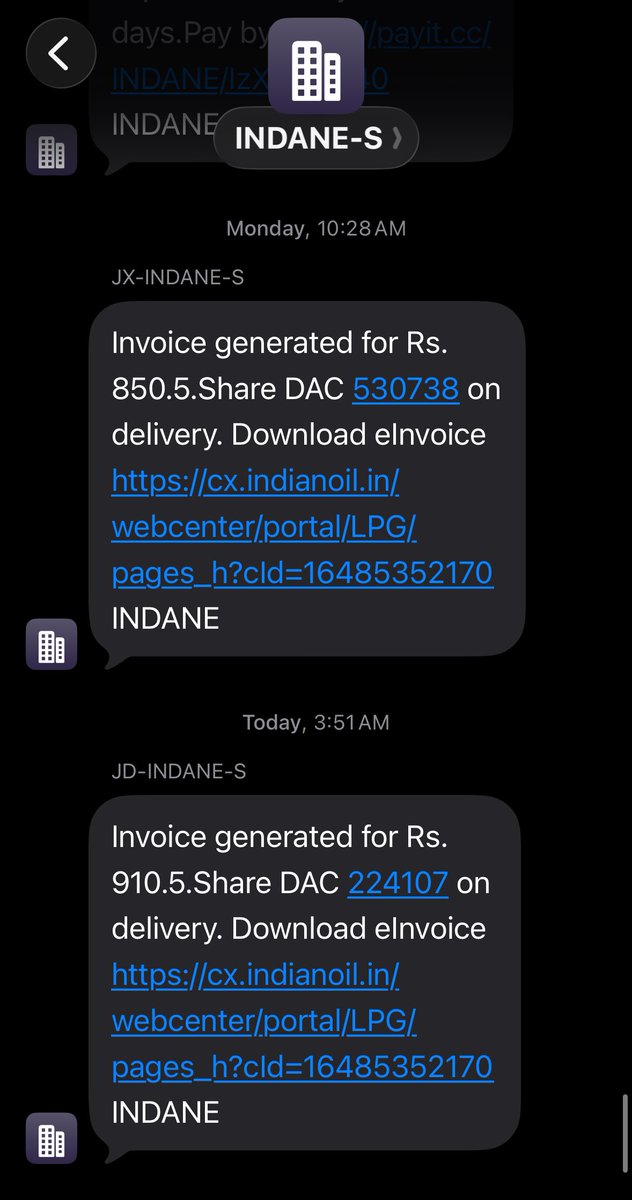 <a href="/IndianOilcl/">Indian Oil Corp Ltd</a> तो फिर तुमने 850.50 से 910.50 क्यों कर दिया?
पहले इनवॉइस को कैंसल कर दूसरा जेनेरेट कर दिया।
