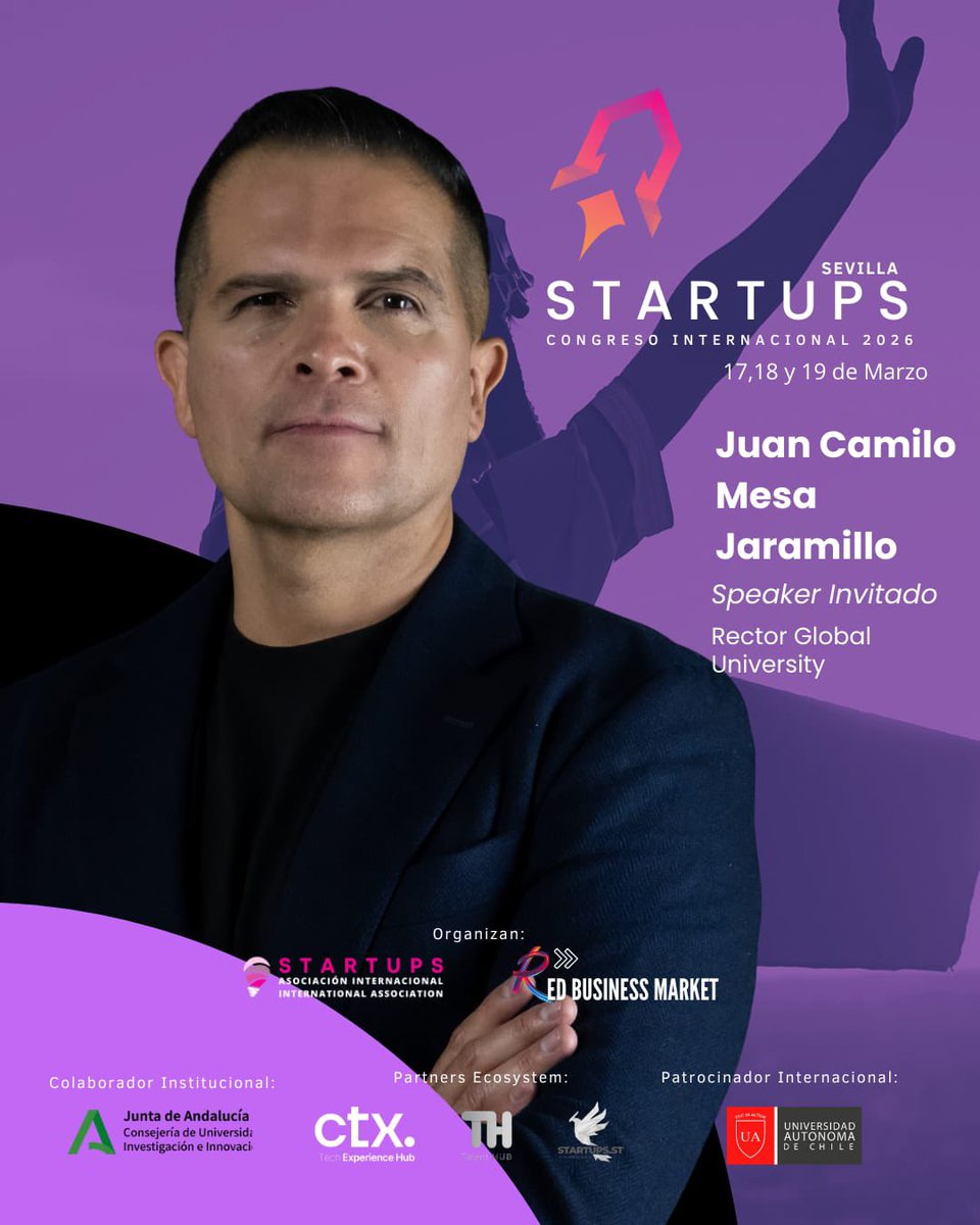 Tremendamente feliz por esta gran invitación:
Hablaremos de Innovación y Emprendimiento 

Nos vemos pronto Sevilla 🇪🇸 

Somos Global University
#WeAreGlobal
#emprendimiento
#Sostenibilidad
#innovacion