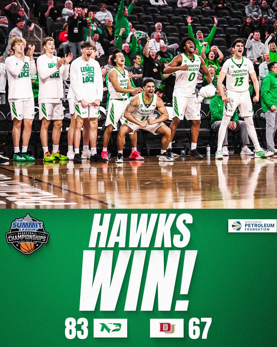 North Dakota Men's Basketball tweet media