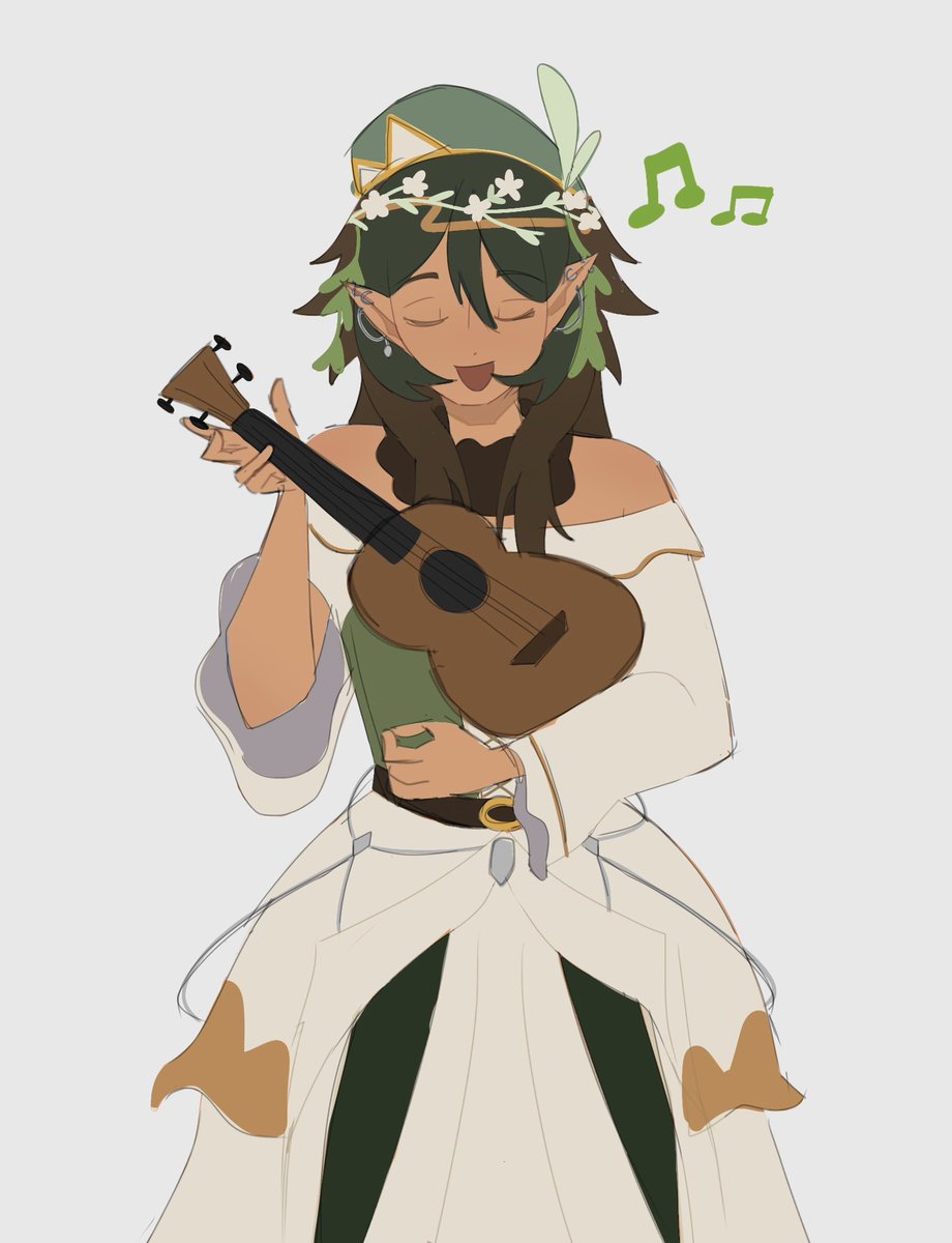 My little sister is going to play dnd with her friends, so i decided to draw her character as a gift.
#DnDcharacter