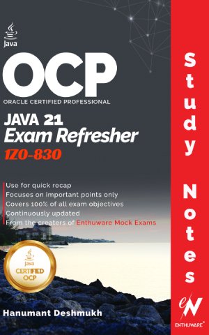 Enthuware Java Certification OCA OCP tweet media