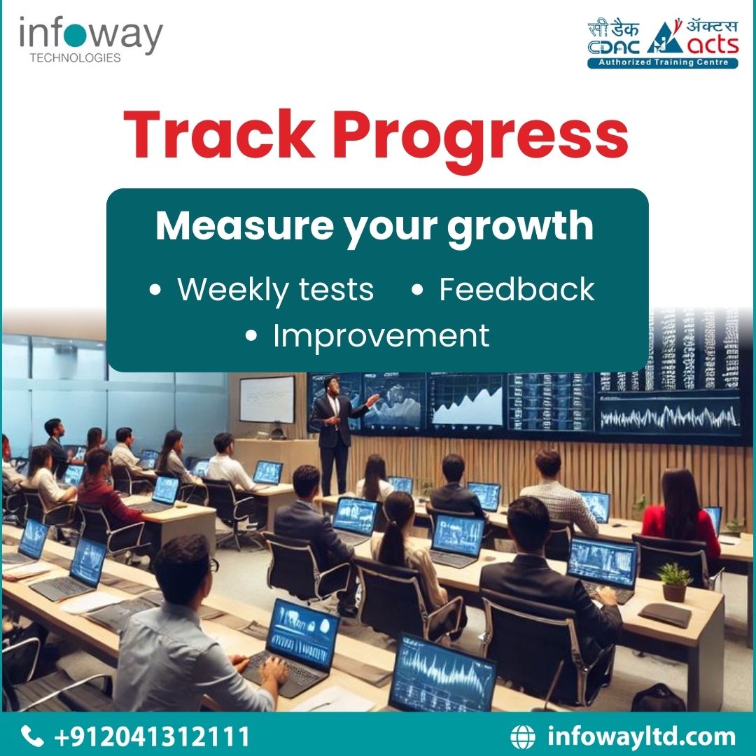 InfowayLtd's tweet photo. Regular assessments help track progress and improvement. 
#InfowayTechnologies   #StudentAssessment #LearningProgress #CDACPrep #KothrudPune #ExamReadiness   #SkillTracking #ITTraining #EducationSupport #CareerPrep https://t.co/sCjzmRw8EC