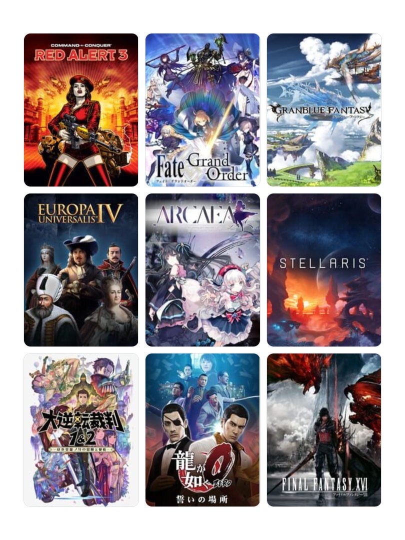 BleiFieder's tweet photo. 私を構成する9つのゲーム
#My9Games #私を構成する9つのゲーム
https://t.co/V5Nefltzrv https://t.co/mffkknaR6c