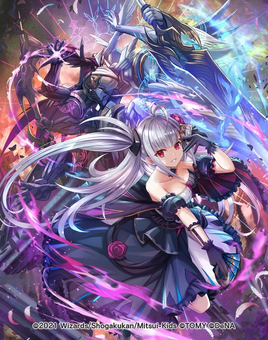 そして時代の変化といえば、ここ数年はデュエマで美少女イラストを描く機会も増えてきたので、人生何のスキルが役に立つか分からないというか、何でもやっておくもんだなとw クリーチャーとキャラのセットイラストを描くの楽しいのでありがたいですね #デュエルマスターズ #デュエマ25周年