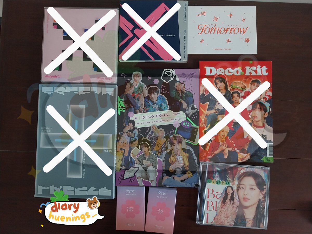 Update WTS offer suka suka BTS TXT Kep1er newjeans twice per 7 Maret 2026 yang masih avail yaa