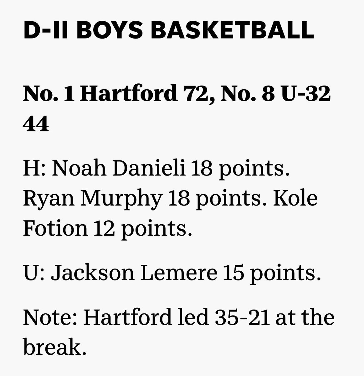 Hartford Hurricanes Boys Basketball tweet media