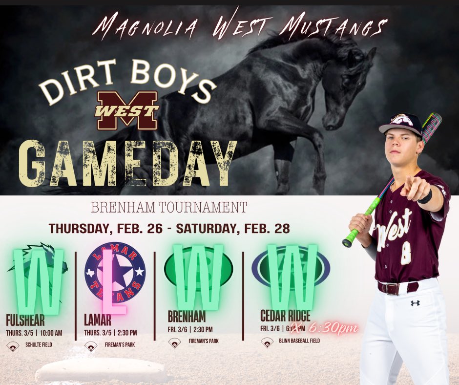 MAGNOLIA WEST BASEBALL tweet media