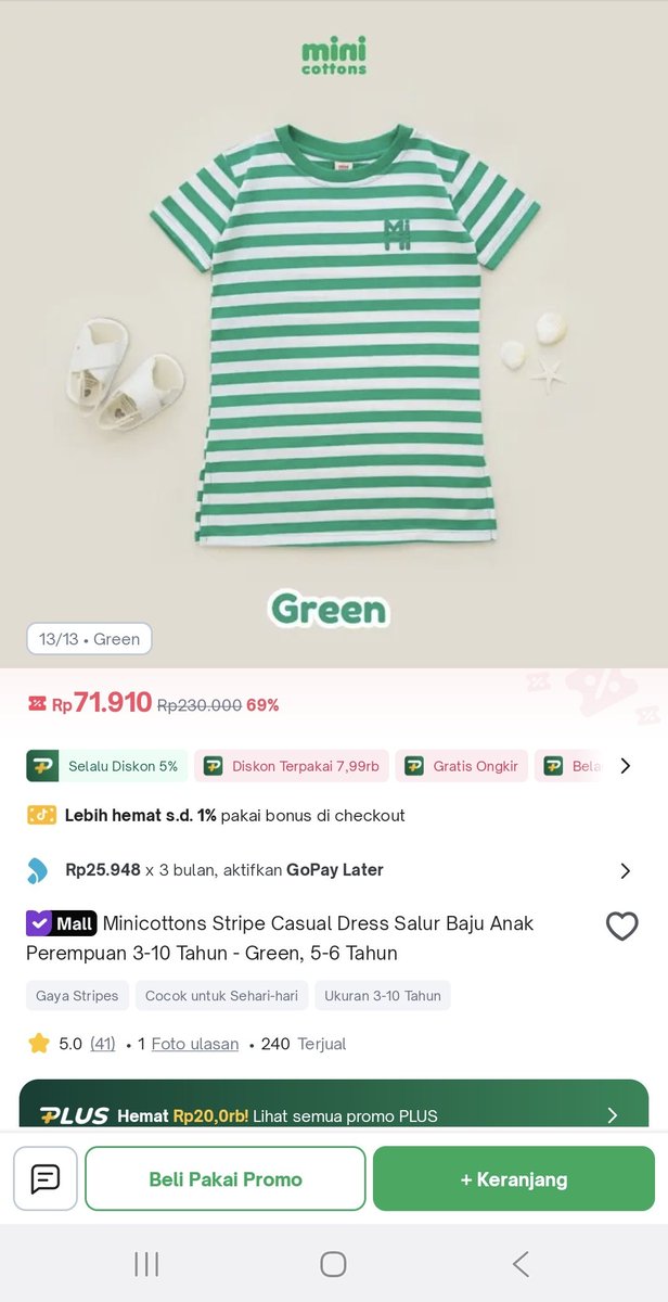 Osakadream4's tweet photo. @tokopedia Masih wishlist ini dr kemarin kakakminto mau checkout yg ijo ini 5-6thn biar sama kaya kakakminto ijoijokoyoroyoo https://t.co/gfBrBaoTgL