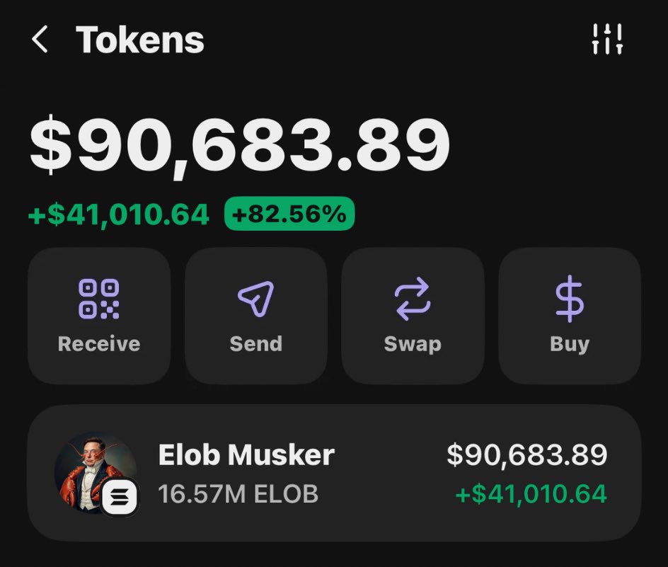 forkedflicker's tweet photo. $ELOB fed the fam good 🚀. . .
Missed this move? DM for VIP Access so you don't miss the next runner. 🚀📊🤑
#elob #solana #memecoin #alphacall https://t.co/l6StS3NhRu
