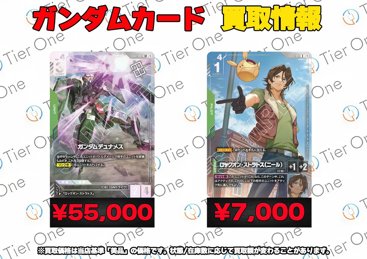 ガンダムデュナメス　ロックオン・ストラトス　ニュータイプチャレンジ優勝プロモ ガンダムカード ガンダムデュナメス ロックオン・ストラトス ニュー
