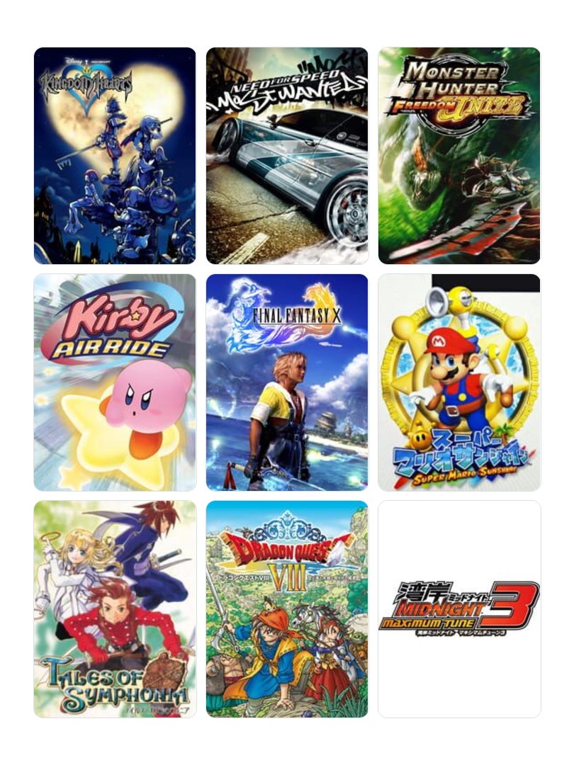 私を構成する9つのゲーム
#My9Games #私を構成する9つのゲーム
my9games.com/s/46631947e08c…