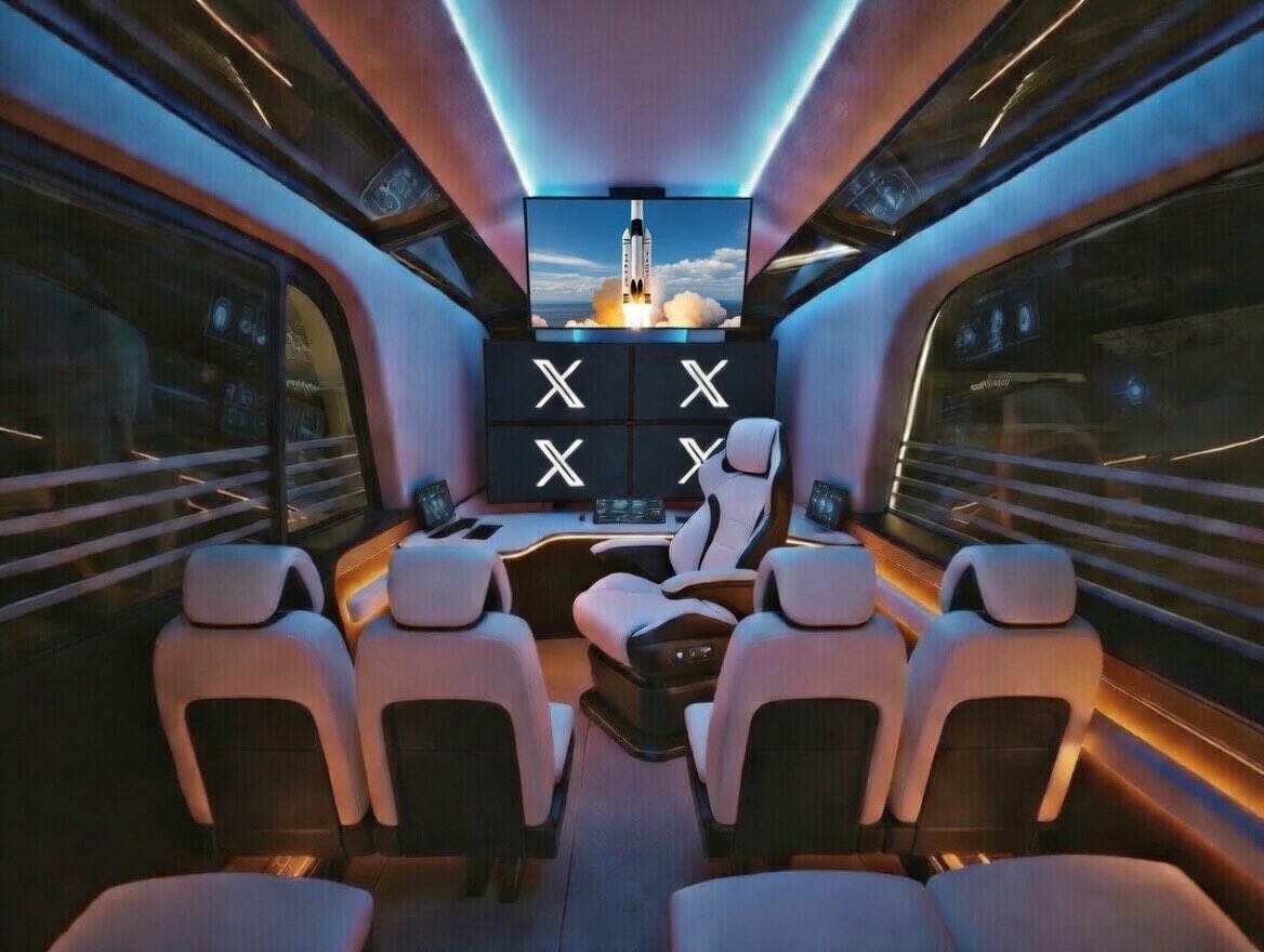 j_divis's tweet image. RoboVan is the ultimate road trip van.

@Tesla FSD drives it anywhere.

@Starlink for internet anywhere.

@elonmusk is making the future exciting again!