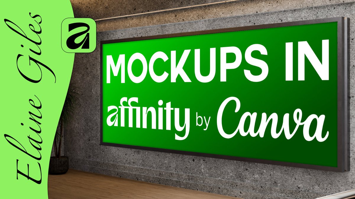 ElaineGiles's tweet photo. If you sell digital products, print-on-demand items you NEED to know how to create mockups 👇

This time tomorrow I'm going live to teach you everything in #AffinityByCanva for FREE

📅 8 March | 3pm UK time
https://t.co/4NOz6TIab0

#MadeInAffinity #EtsySeller #PrintOnDemand https://t.co/eOqodQ4ly1