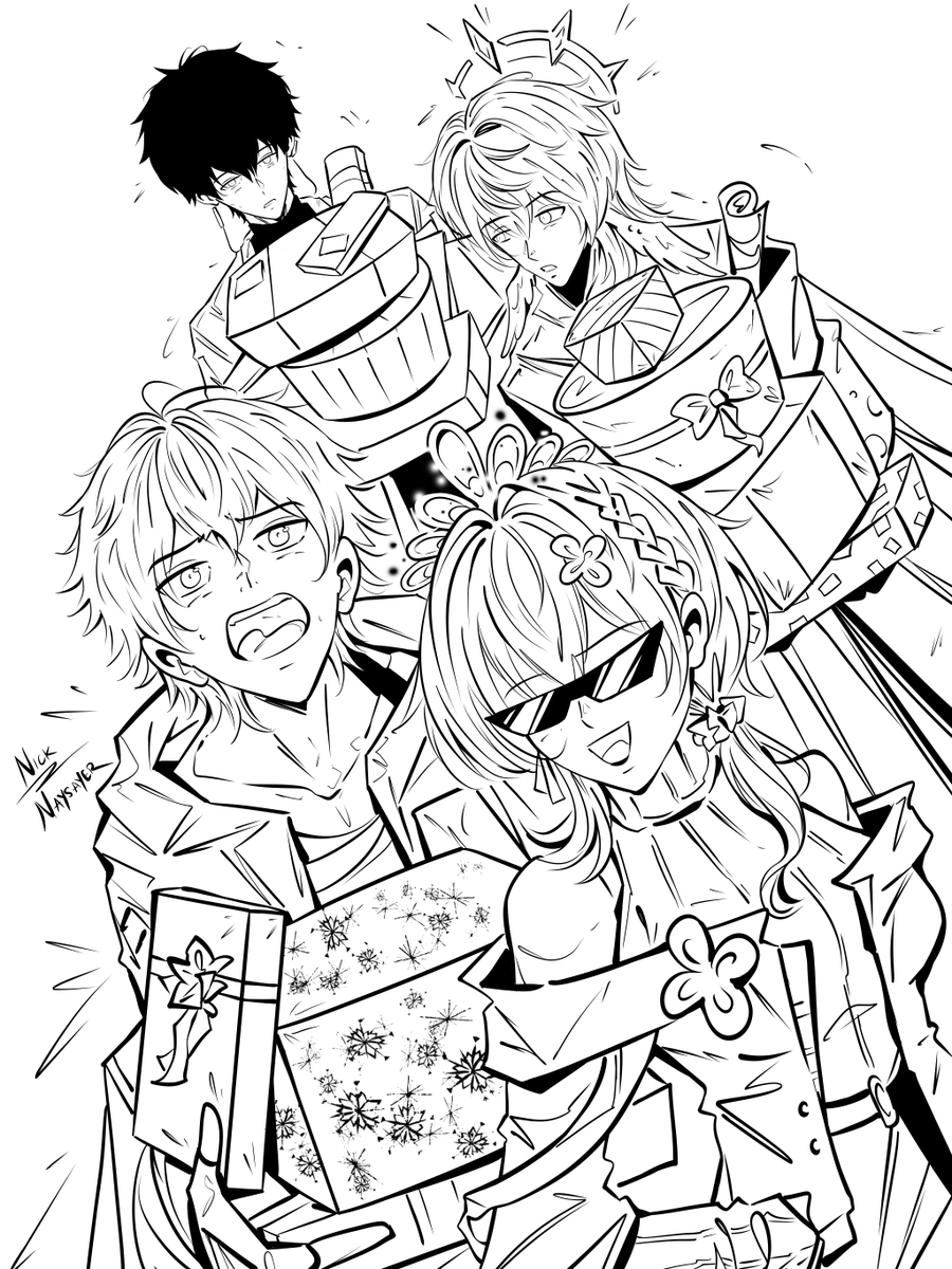 Today is also March 7th~ ✨

#HonkaiStarRail #March7th #birthdaygift #SundayHSR #Fanarts #comic