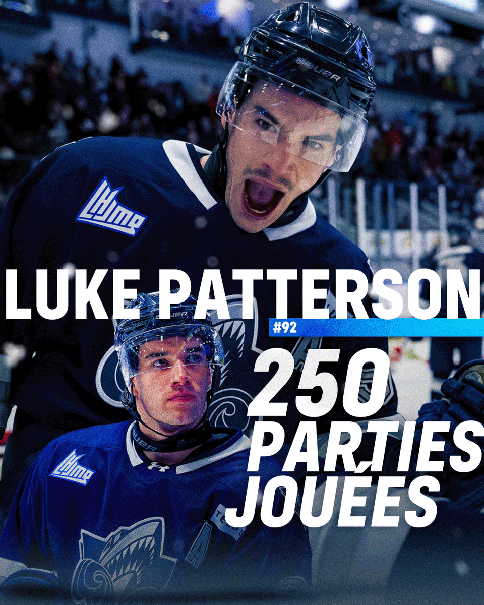 oceanicrimouski's tweet photo. Notre #92 atteindra ce soir le plateau des 2️⃣5️⃣0️⃣ matchs en carrière dans la LHJMQ. Félicitations, Patty ! ⚓ https://t.co/6cKwzwLSe9