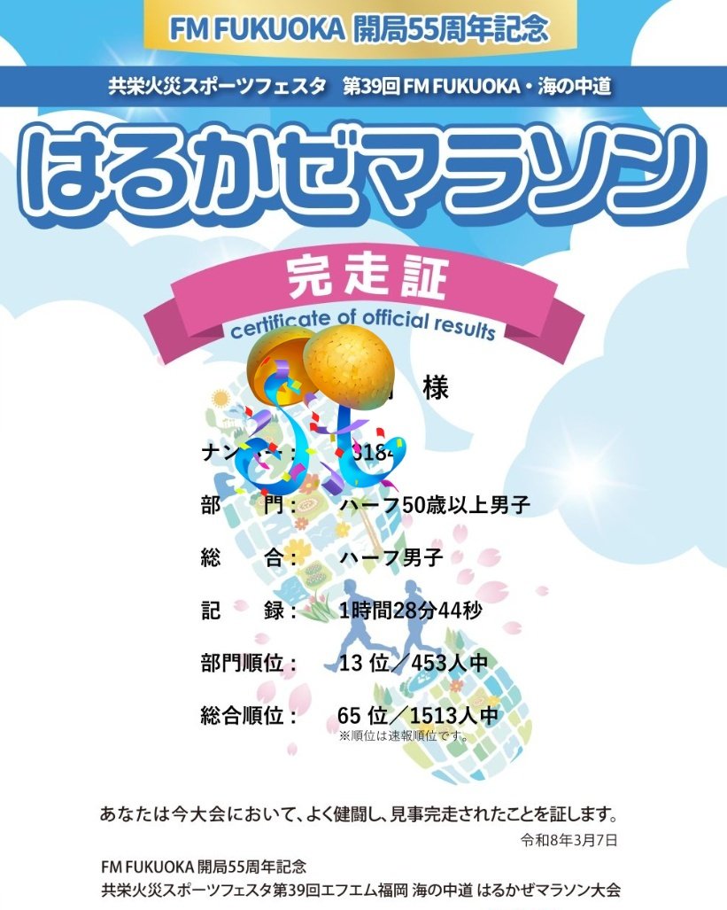 らんゆー@4/19水都大阪ウルトラ100km tweet media