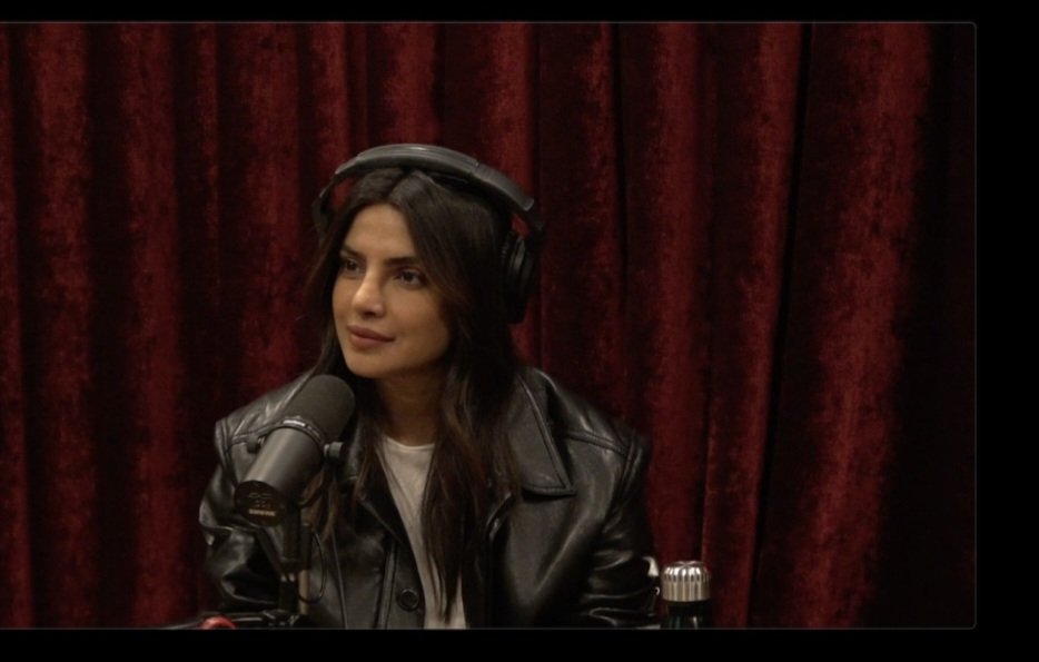 While some wokies are busy cringing, <a href="/priyankachopra/">PRIYANKA</a> just spent 2.5 hours on <a href="/joerogan/">Joe Rogan</a>
- the world’s biggest podcast discussing the vedas, the Kailasa temple, and the advanced tech of ancient India. 
She covered everything from the mughal invaders to East India Company’s looting