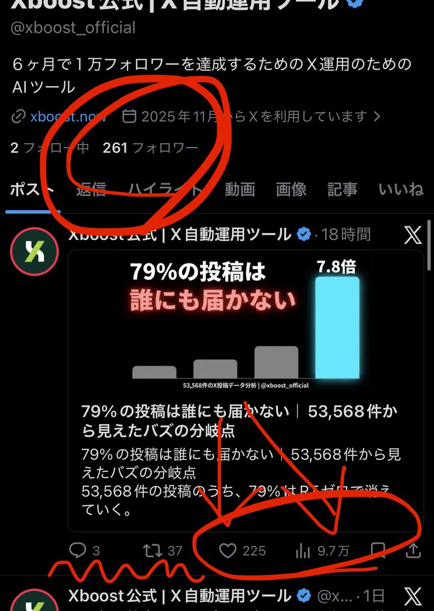 Xboost公式 | X自動運用ツール tweet media