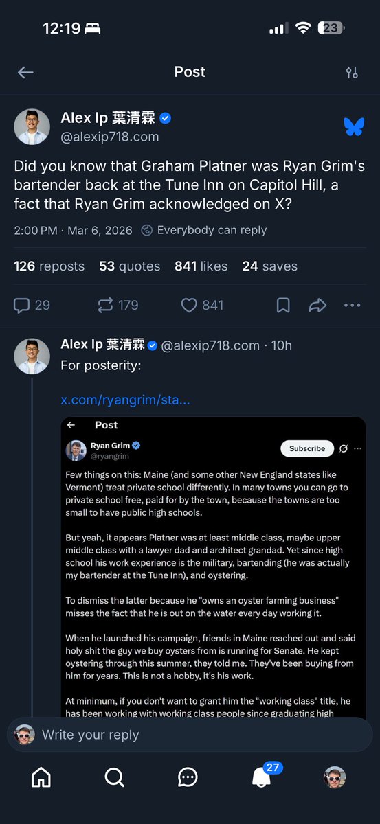 Ryan Grim tweet media