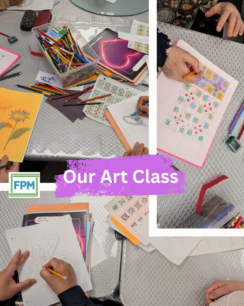 flemingdonpm's tweet photo. Creativity, expression, and connection — all coming together in our Art Class. 🎨 #FlemingdonParkMinistry #ArtClass #CreativeCommunity #ArtAndConnection #CommunityPrograms https://t.co/5KDwo7pTO6