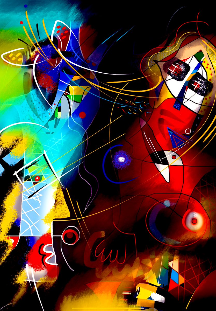 20260305 #digitalart #art #digitale #digitaldrawing #contemporaryart #astrattismo #ipadpro #milano #carlobusetti #loredanatrestin #surrealism  #contemporarypainting #painting #cubism #interiorstyling #ipadartist #photographer #apple