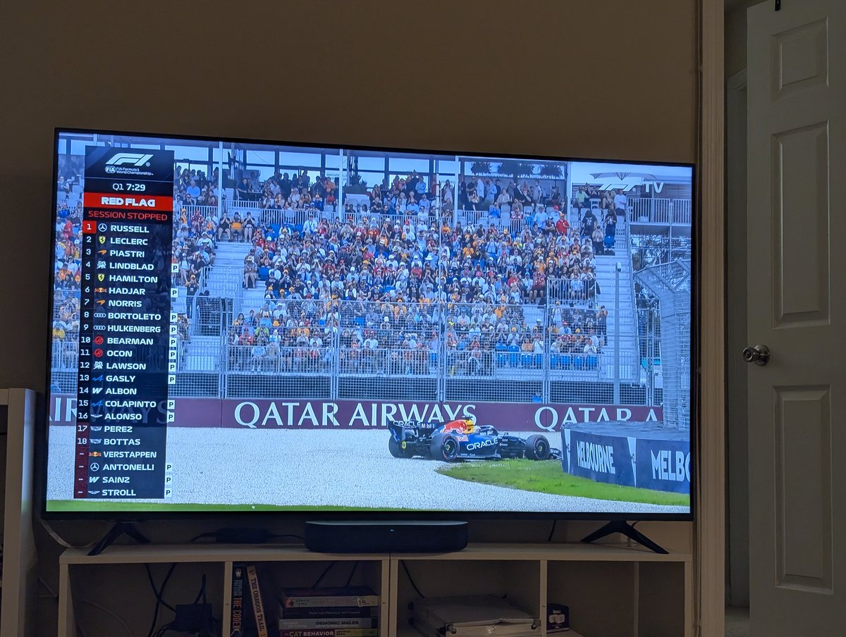VrcChandge's tweet photo. NOOOOOOOOOOOOOOOOOOOOOOOOO!!!!!!!! 
Not fucking Verstappen going on the first run in Q1

DAMN with these regs, fucking battery charging needs you to be so aggressive on braking harvest that you lock up the rears https://t.co/635yCoLqjV