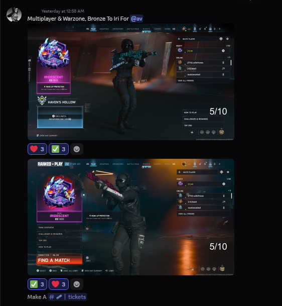 ProjxctKam's tweet image. Make Sure To Tap in For a Ranked Boost Season Ends In 25 Days 

DM For Cheap And Fast Boosts

#cod #ranked