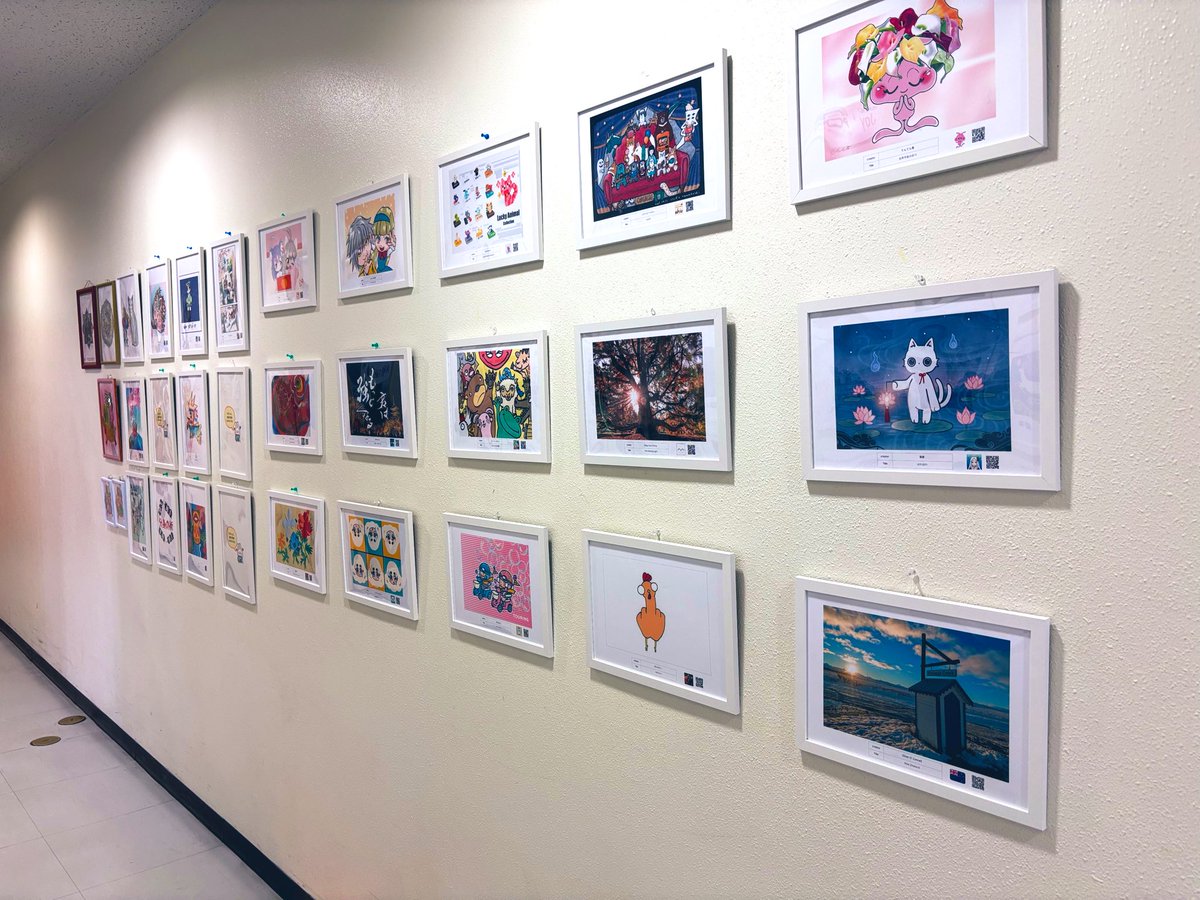 tokotokotoko31's tweet photo. #PCWArtCommunity 常設展示の様子です😊
ずらっと並びました🙌 https://t.co/3L4EwBp4RP