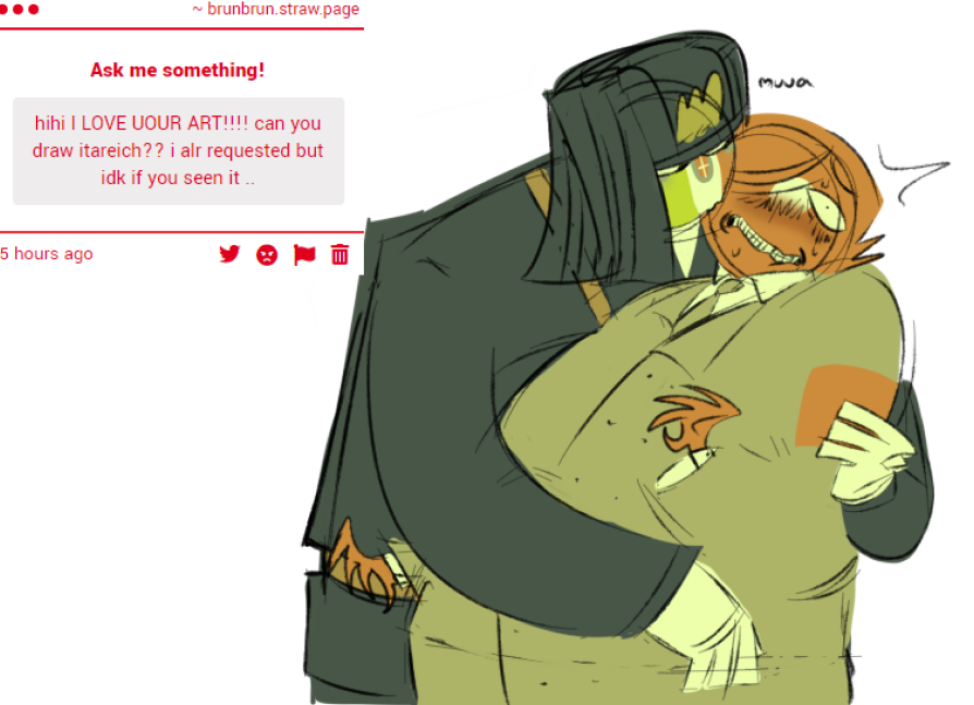 Red Rinch Country Humans TYSM!! srry if i didnt see it before heh.. 😢☹ #countryhumans