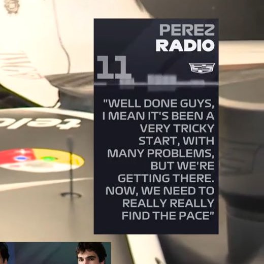 f1speed_indo's tweet photo. Debut kualifikasi Cadillac, huni P18 &amp; P19 dengan gap 3 detik dari waktu tercepat.

Gapapa.
Tim baru, memulai segalanya dari nol, bertepatan dengan regulasi baru, bisa selesaikan kualifikasi &amp; lolos aturan 107% itu sudah pencapaian positif. https://t.co/AsE63VIDYM