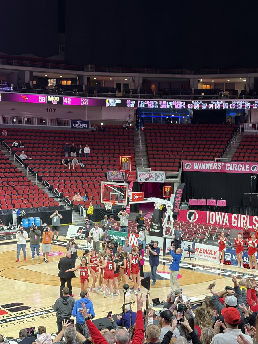 MaqGirlsTrack's tweet photo. A huge congratulations to our girls basketball team on winning the class 3A Championship!!! 
Go Cards! https://t.co/9Qa5tonlqX