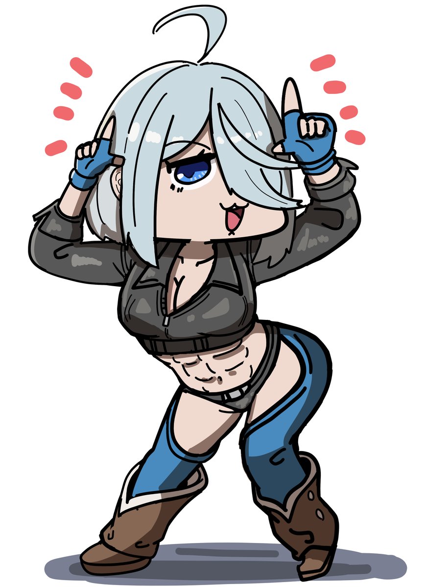 アンヘル(KOF) 「アンヘル」|おむらいぬのイラスト
