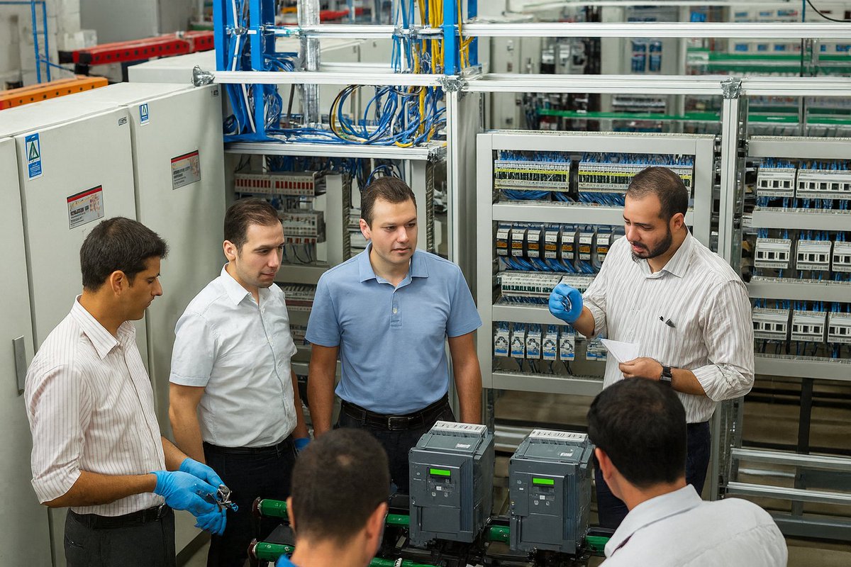 robotriq's tweet image. AC drives help control motor speed and improve industrial energy efficiency. Connect with reliable AC drive dealers in Coimbatore for quality automation equipment. srautomation.org/ac-drive-deale… 
#ACDrive #IndustrialAutomation