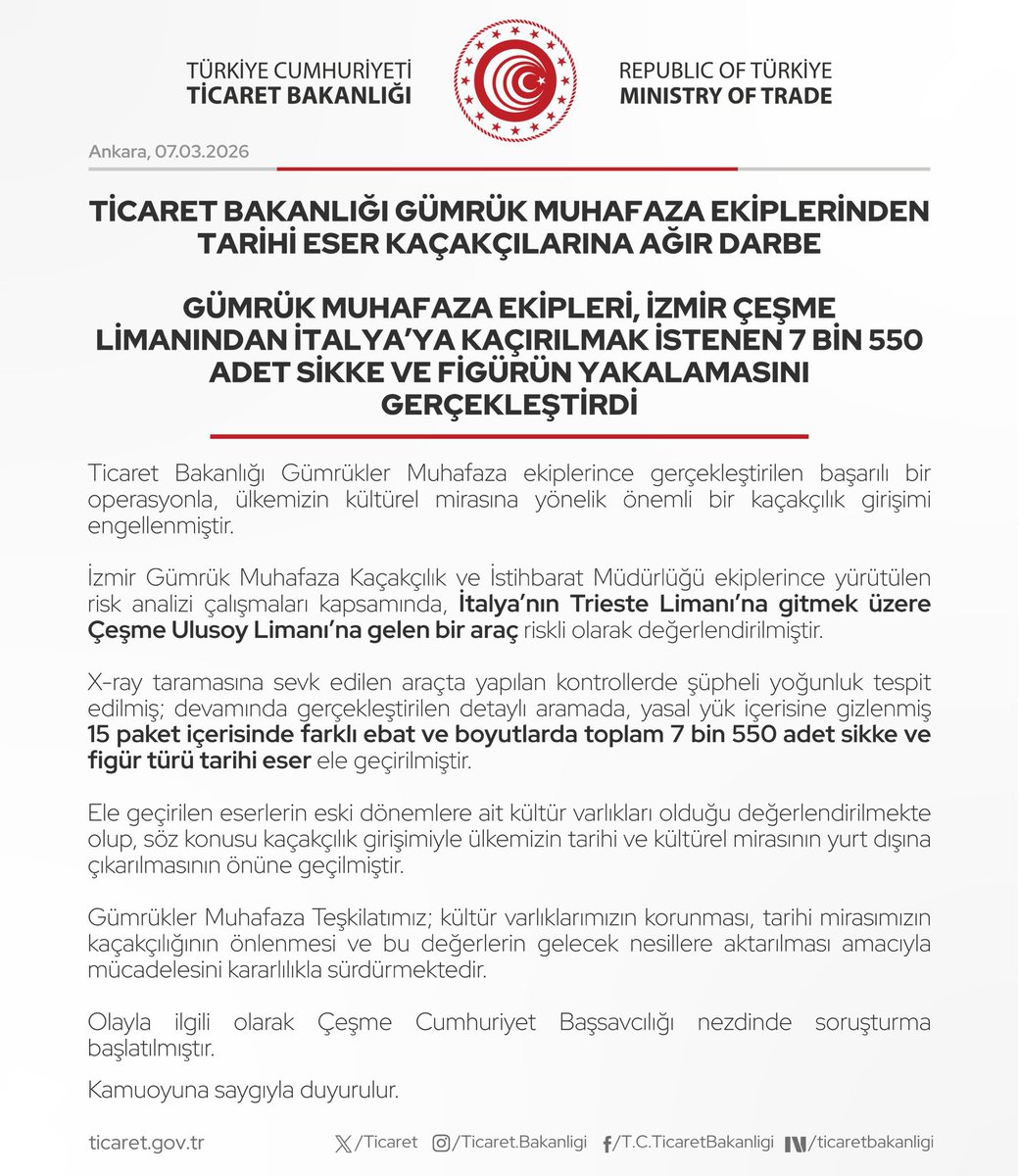 T.C. Ticaret Bakanlığı tweet media