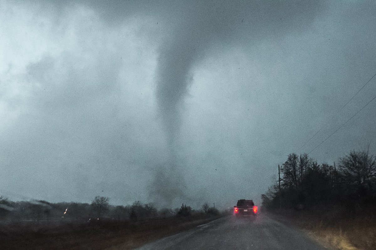Strong tornado today near Bristow, Oklahoma. We documented at least 3 tornadoes. My first Oklahoma tornadoes!

#okwx <a href="/FreddyMcKinneyR/">Freddy McKinney</a>