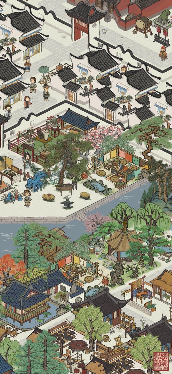 moondeity's tweet photo. 江南山水美如畫，同遊#江南百景圖 。下載遊戲：https://t.co/gW5wAxuvhR https://t.co/N3UNiMhnb4