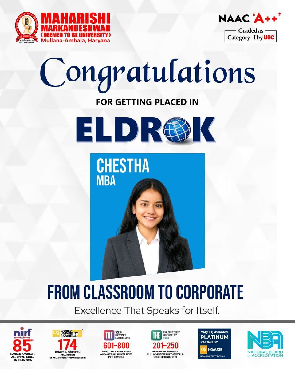 MM (Deemed to be University) tweet media