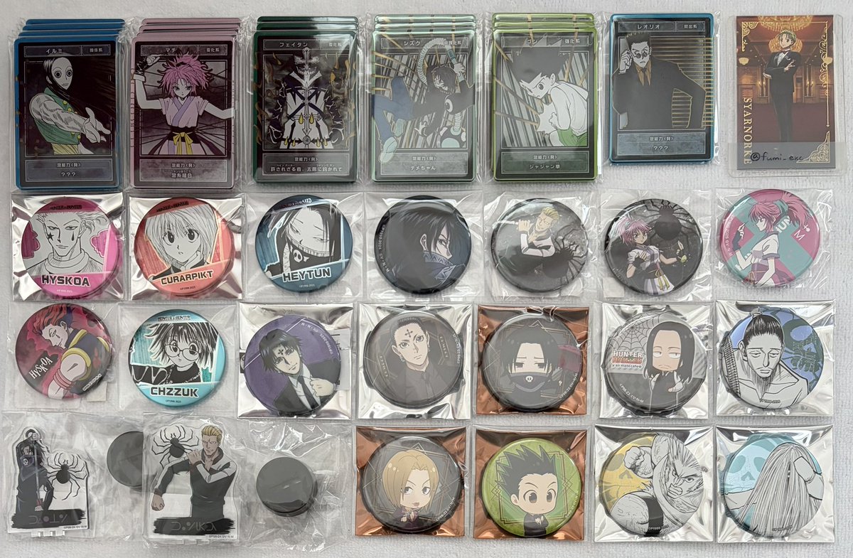 交換】HUNTER × HUNTER ハンターハンター ステータスカード デ