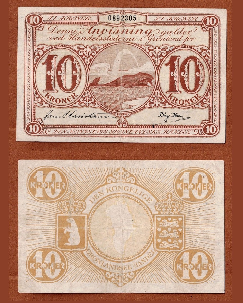BidCurios's tweet photo. Greenland 10 Kroner Scarce Banknote (1953-1967)

Buy now at https://t.co/Cau1S47r1o
https://t.co/qt8FGNptVo

#BidCurios #Notes #Notaphily #Collectibles https://t.co/mImukdN4Jw