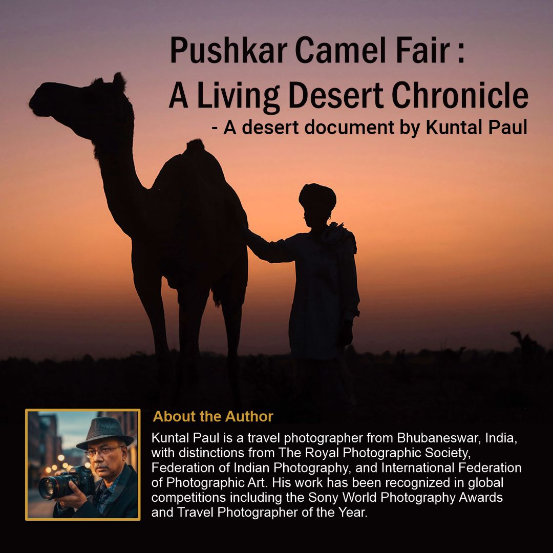 📢 New on Lifeplus Magazine!
✨ Pushkar Camel Fair: A Living Desert Chronicle ✨

Discover Rajasthan’s iconic desert fair—where camels, culture, and faith converge.

✍️ By photographer Kuntal Paul 
👉 Read here: lifeplusmag.com/pushkar-camel-…