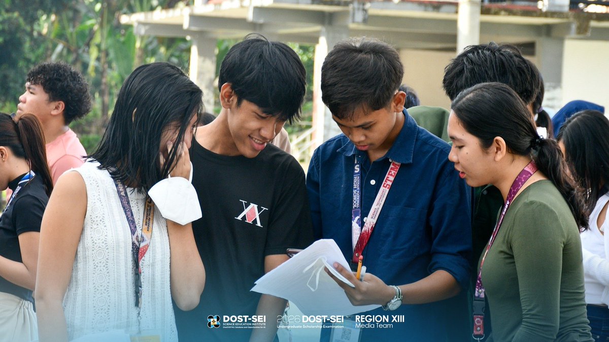 Iskolarship's tweet photo. The DOST-SEI Undergraduate Scholarship Examination is happening today across 17 testing centers after the postponed Feb 21–22 schedule in select areas.

Good luck to all aspiring iskolar ng bayan taking one of the country’s most competitive scholarship exams today! 🇵🇭 https://t.co/W8pwznkPAE
