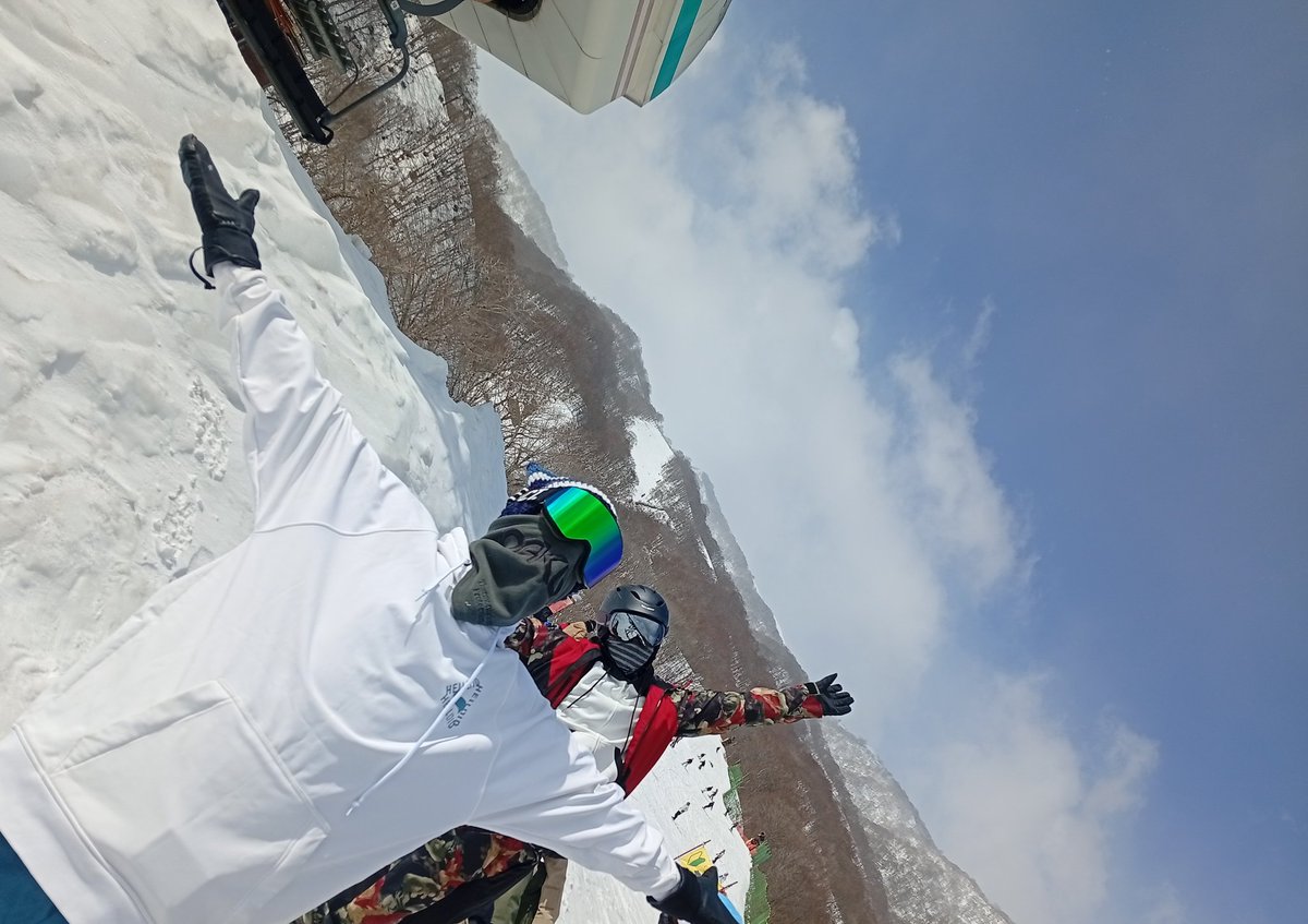 雪山来た❄️🏂！！