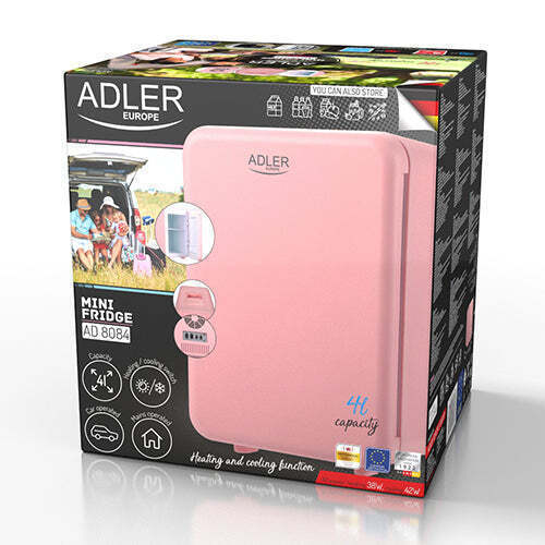 💋 This is my lovely pink cute little (4lt) fridge AD8084. I have in my room from Adler (EU). It's an excellent idea for having near you your favorite cosmetics, creams, meds (you know whatever needs a cooling temp). 18-22°C. 💗 #Adler #AD8084 #4lt #fridge #girls #women #ladies