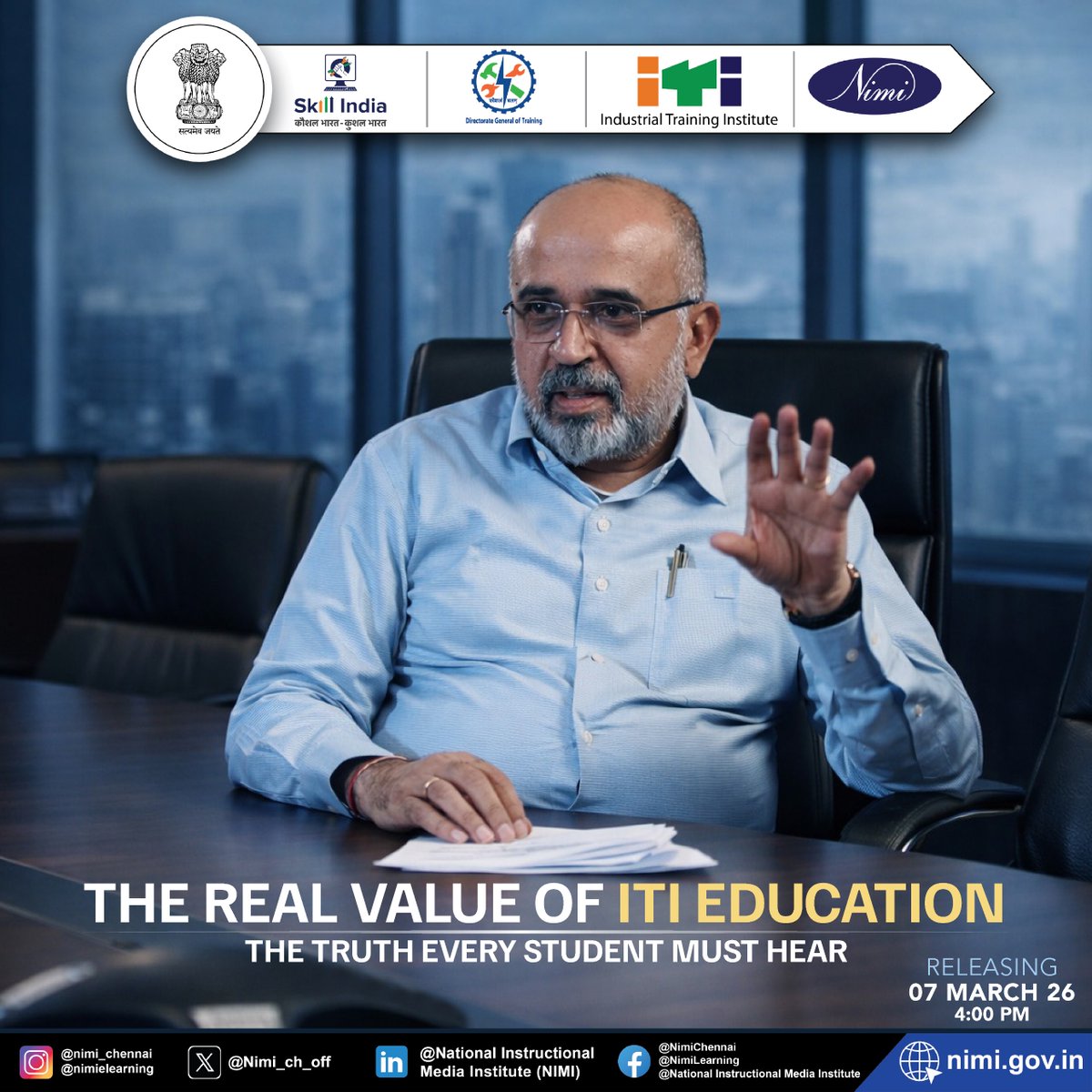 What is the real value of ITI education?

In this episode, we uncover the truth every student must hear about skills, industry, and the future of vocational education in India.

🎙️ Hosted by Harshitha
📅 Releasing 7 March | 4:00 PM