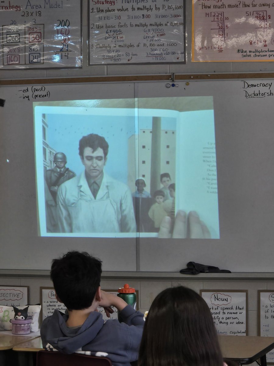 MsZs_Class's tweet photo. Today we launched our Social Studies unit by reading “The Composition” and discussing the characteristics of a dictatorship. It's a powerful way for students to begin thinking about the rights and freedoms we enjoy in a democracy. https://t.co/S69PPhmrY5